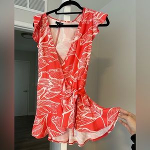 AQUA Dress, mini orange